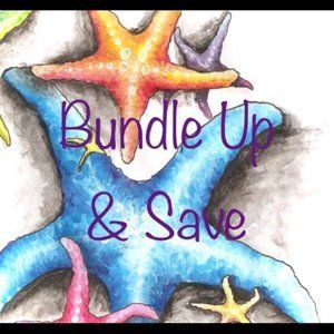 A BUNDLE IS 2 OR MORE ITEMS = 10% DISCOUNT + 1 SHIPPING FEE